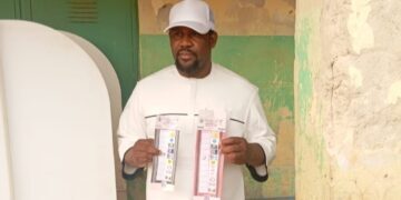 FCT Poll: Supreme Court Sacked APC Candidate Displays Ballot In Bwari