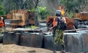 Military Destroys 101 Illegal Refineries, Arrests 219 Suspects — DHQ