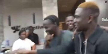 Carter Efe kicks after he was ‘snubbed’ by Shank