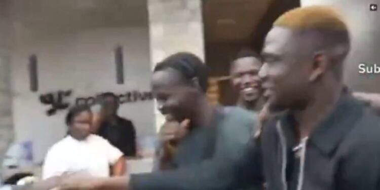 Carter Efe kicks after he was ‘snubbed’ by Shank