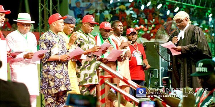 Mohammed, Anyanwu Emerge As Chairman, Secretary As Wike-Backed PDP Elects NWC