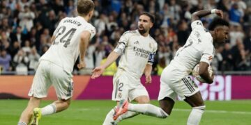 Vinicius’s Brace Helps Real Madrid Beat Atletico