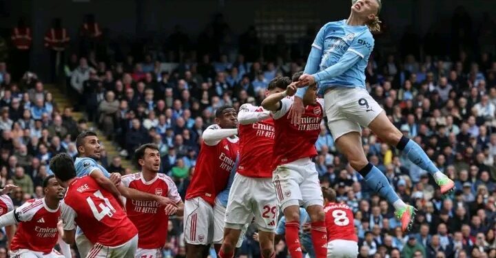 Haaland Strikes as City Leapfrog Arsenal in Title Race