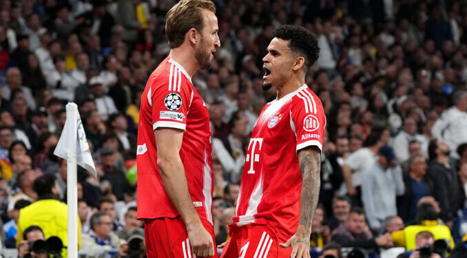 Kane, Diaz shine as Bayern Munich edge Real Madrid in UEFA