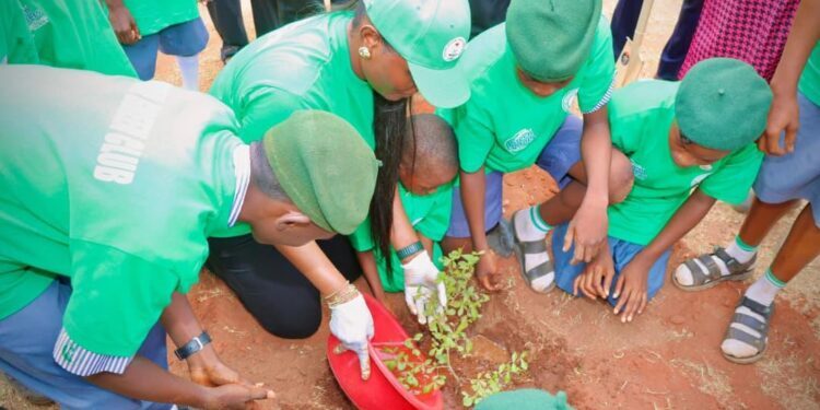 Customs Officers’ Wives  Launches Nationwide Tree Planting Campaign, Targets 1,000 Trees in 1 Hour