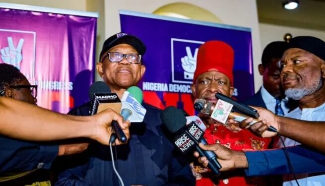 NDC Adopts Peter Obi as Presidential Candidate for 2027