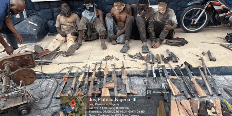 Troops Arrest Illegal Arms Fabricators in Plateau