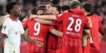 Kuebler Brace Sends Freiburg to Europa League Final