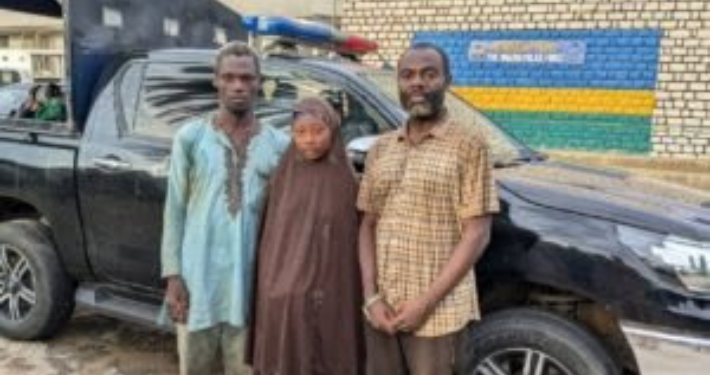 Police free three after 40 days in captivity