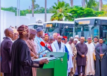Tinubu unveils CNG station in Abuja