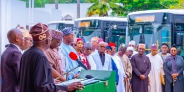 Tinubu unveils CNG station in Abuja