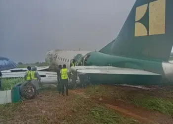 Enugu Air aircraft overshoots runway in Benin airport; ‘Everyone’s safe’