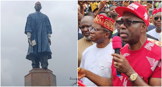 Soludo Unveils Chinua Achebe’s Statue, Pledges To Nurture Future Literary Icons