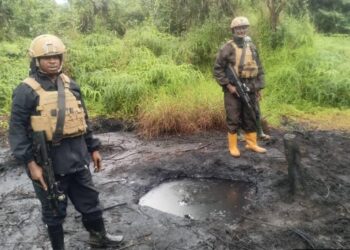 Navy Smashes 93,000-Litre Illegal Oil Cache in Rivers