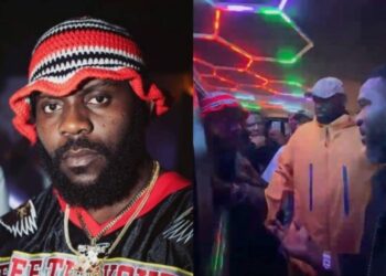 Odumodublvck challenges police arrest attempt at Lagos nightclub