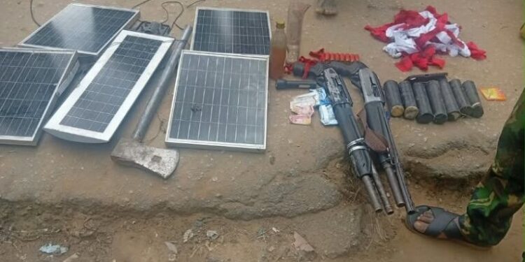 Troops Raid IPOB/ESN Hideouts, Neutralise One, Seize Weapons and IED Materials