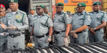 Customs Seize 140 Rifles, Cannabis Snacks Worth N374m at TinCan Port