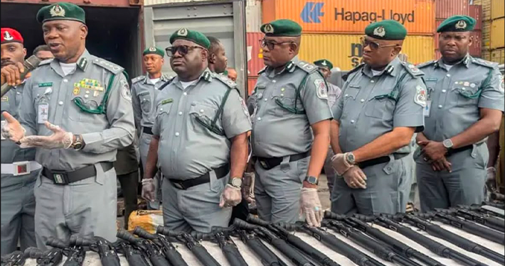 Customs Seize 140 Rifles, Cannabis Snacks Worth N374m at TinCan Port