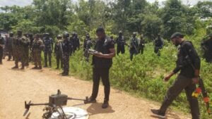 Security Forces Deploy Drones in Forest Raid to Rescue Kidnap Victims