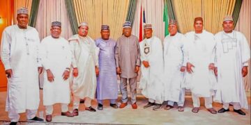Minister Matawalle leads eight Zamfara lawmakers to Tinubu, pledges APC loyalty