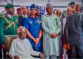 Minister Matawalle joins Tinubu as Air Force inducts five helicopters